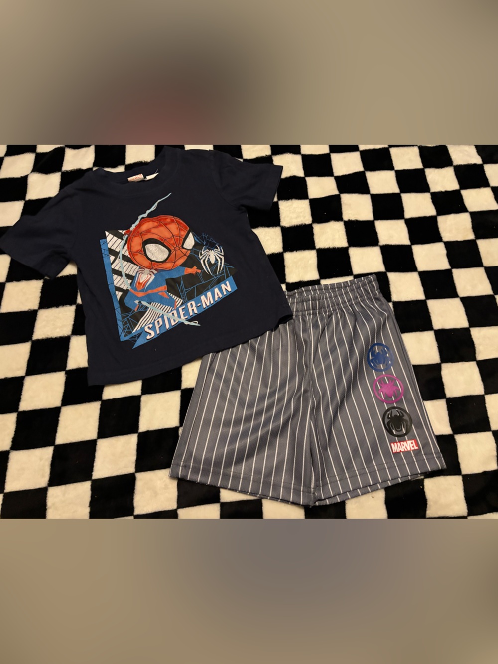 3T spiderman summer outfit